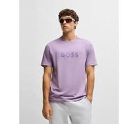 T-shirt BOSS Green Tee Drop Needle à manches courtes lilas clair - M
