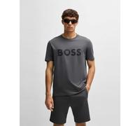 T-shirt BOSS Green Tee Tape Logo à manches courtes gris foncé - M