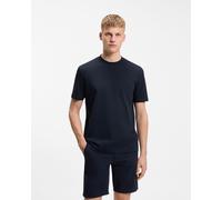 T-shirt BOSS Interlock manche courte bleu marine - S