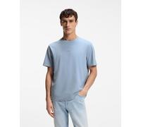 Hugo Boss T-shirt TChup coton stretch manches courtes bleu Taille L