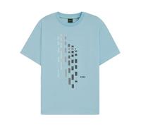 T-Shirt Boss TEE GRX Zone Bleu - Modernité et confort réunis dans un imprimé graphique M