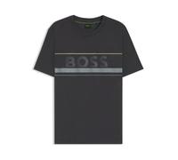 T-shirt BOSS Tee Iconic Zone - Gris - Style Sportif et Élégance Contemporaine M