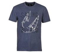 T-shirt Botalo Sailing Mood Bleu S
