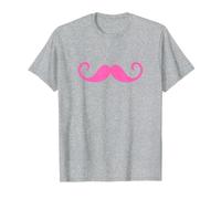 T-shirt bouclé moustache rose vif T-Shirt