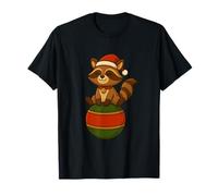 T-Shirt Boule de Noël Design Mignon Personnage Festif T-Shirt