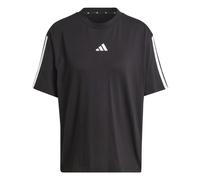T-shirt boyfriend femme adidas Essentials 3-Stripes Noir 2XS
