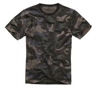 T-Shirt - Brandit - Premium - Camouflage sombre - Manches courtes - 100% Coton L