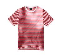 Brandit T-shirt/haut homme manches courtes et longues Rouge/Blanc XXL