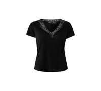 T-shirt brodé à col en V femme Mexx Noir S