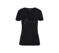T-shirt brodÃ© femme Guess Script Logo Noir XS