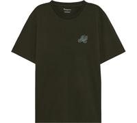 T-shirt brodÃ© organique coton KnowledgeCotton Apparel Vert M