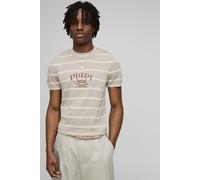 T-shirt brodé en maille - Baby homme - pierre - XL, pierre