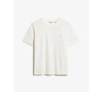 T-shirt brodé femme Superdry Essential Logo Blanc 2XS