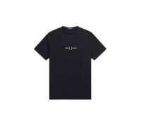 Fred Perry Fp Embroidered T-shirt Short Sleeve T-shirt Noir 2XL Homme