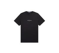 Fred Perry T-shirt brodé manches courtes noir Homme M