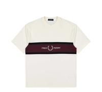 T-shirt brodé panel Fred Perry Beige S