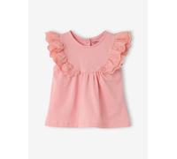 T-shirt broderie anglaise bébé fille rose 9M(71CM)