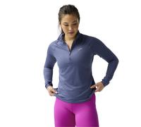 T-shirt Brooks Dash 1/2 Zip 3.0 Manches Longues Bleu, Taille XS.