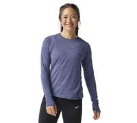T-shirt Brooks Luxe Manches Longues Bleu Femme, Taille M