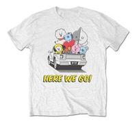 Bt21 - T-Shirt # Xxl Unisex White # Here We Go