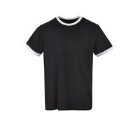 T-shirt Build Your Brand Ringer Noir 4XL