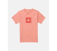T-shirt Burton Classic Mountain High à manches courtes rose corail - XL