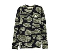 T-shirt Burton Lightweight X Base Layer Crewneck Camo Homme Vert 2026 taille L