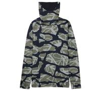 T-shirt Burton Midweight Base Layer Long Neck Camo Homme Vert 2026 taille XS