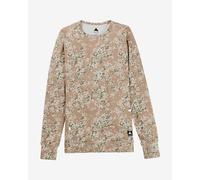 T-shirt Burton Midweight Crewneck à manches longues beige femme - XS