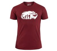 T-Shirt Bushcraft Evolution TigerWood - Maroon S