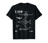 T-Shirt C-Sam : Where Legends Meet The Sky Aircraft T-Shirt