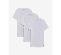 T-shirt Calvin Klein col rond manches courtes blanc pur (lot de 3) - M