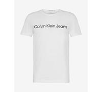 T-shirt Calvin Klein Jeans Logo Color manche courte blanc noir - M