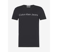 T-shirt Calvin Klein Jeans Logo Color manche courte noir blanc - XL
