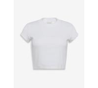 T-shirt Calvin Klein Monologue Baby manches courtes blanc pur femme - XS