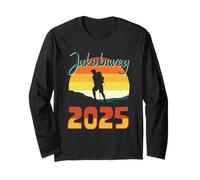 T-Shirt Camino de Santiago 2025 Pèlerinage Randonnée Buen Manche Longue