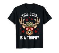 T-Shirt Camo Deer Valentine Trophy Buck pour Homme Hunter T-Shirt