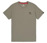 T-shirt Camo Logo Puff Print Back Print Alpha Industries - Olive XXL