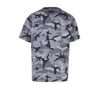 T-shirt camouflage Ã©pais Urban Classics Oversize Noir M