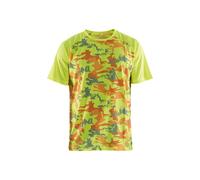 T-shirt camouflage Blåkläder 3425 Jaune fluo/Gris clair Blaklader - 342510113394 XS