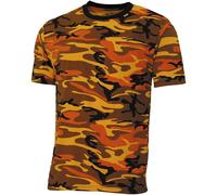 Max Fuchs T-shirt Streetstyle MFH Orange Camo Taille S