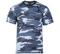 T-Shirt Camouflage Skyblue Armée US S-4XL