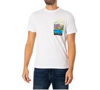 T-shirt Blanc Pour Hommes Napapijri S-canada Np0a4hqm0021-100