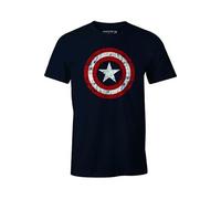 T-shirt Captain America - The Shield - S - Navy