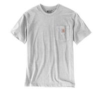T-Shirt Carhartt Dearborn Gris Mélange Avec Poche Taille 2XL