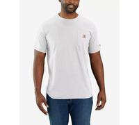 T-shirt Carhartt Force Pocket manche courte blanc peinture - M