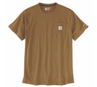 T-shirt Carhartt Force Pocket S/S marron
