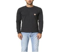 T-shirt Carhartt - K126-001 - T- Shirt Epais A Manches Longues avec Poche Loose Fit Utilitaire de Travail Homme S