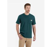 T-shirt Carhartt K87 poche manches courtes vert foncé - L