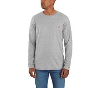 T-Shirt Carhartt Midweight L/S Pocket Gris Mélange Taille XL